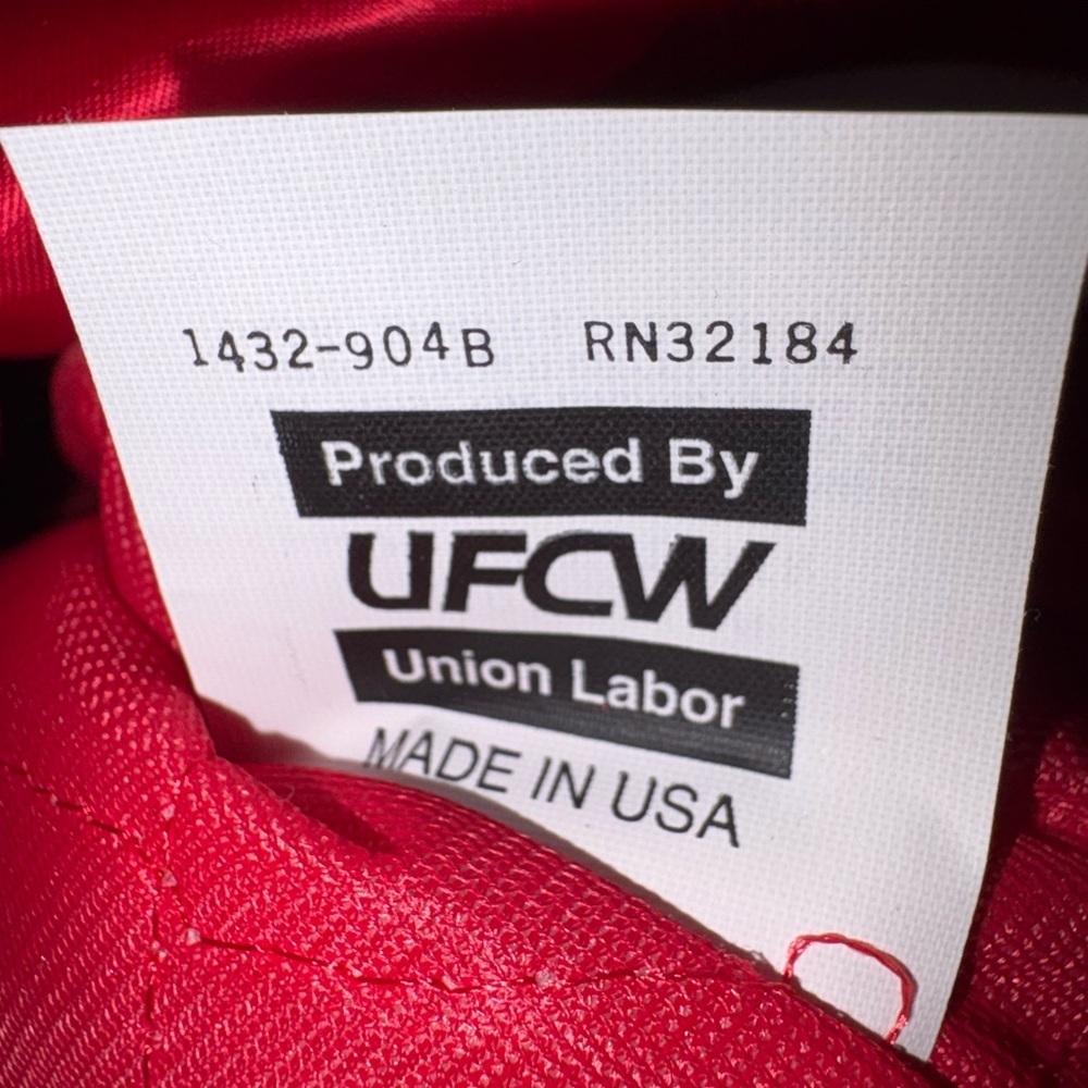 Vintage King Louie Satin Jacket Lew’s 63 USA Made Union Bev Personalized Red XL - Picture 7 of 8